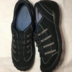 🎁Pr!vo Clarks Black Leather Comfort Walking Shoes